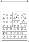 WHITE WESTINGHOUSE CE3748 Ersatz der Fernbedienung