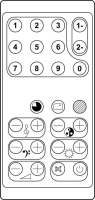 CONEL FRC3672 Ersatz der Fernbedienung