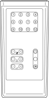 CONEL FRC3622 Ersatz der Fernbedienung