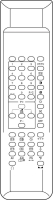 ARDEM RC613311 Ersatz der Fernbedienung