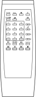 TOSHIBA CT-9737 Ersatz der Fernbedienung