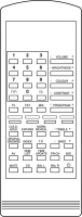 AKAI 3F14-00022-050 Ersatz der Fernbedienung