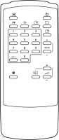 WHITE WESTINGHOUSE VS079H Ersatz der Fernbedienung