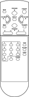 TRONY RC-811 Ersatz der Fernbedienung