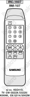 SAMSUNG RM-107 4B1 Ersatz der Fernbedienung