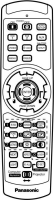 PANASONIC N2QAGB000024 Mando a distancia de repuesto