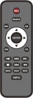 TVT TYPE2(SMALL) Replacement remote control