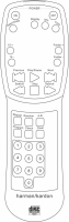 HARMAN KARDON HD980 Replacement remote control