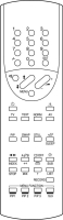 HYPSON RUF15374 Replacement remote control