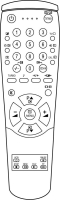 TOSHIBA 21T01D Replacement remote control