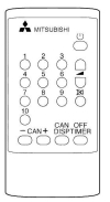 MITSUBISHI 14M1 Replacement remote control