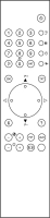 TOSHIBA 29642-061.51 Replacement remote control