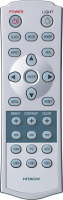 HITACHI PJ-TX200 Replacement remote control