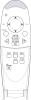 TOSHIBA TDP-T40U Replacement remote control