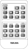 TAXAN KG-PS100S Replacement remote control