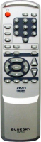 BLUESKY DVD910 Replacement remote control