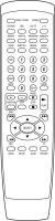 UNITED DVD3153 Replacement remote control