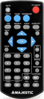 AUDIOLA DVX766USB-SD Replacement remote control