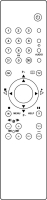 AMSTRAD CTV3032T Replacement remote control