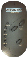 MUSICAL FIDELITY NU-VISTA M3SUPER Replacement remote control