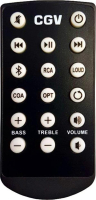 CGV 20BT Replacement remote control