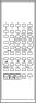 SCHNEIDER STV2804 Replacement remote control