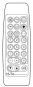 VISA ELECTR. IR7057 Replacement remote control