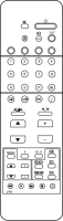 TOSHIBA 48PJ6DB Replacement remote control