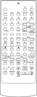 TOSHIBA 343P3T Replacement remote control