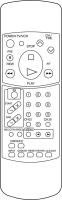 ALBA VCR6002SIL Replacement remote control