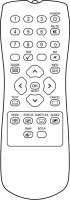 ALBA 3139 238 06441 Replacement remote control