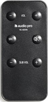 AUDIO PRO ADDON FOUR Replacement remote control