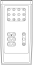 CONEL FRC3672 Télécommande de remplacement