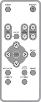 CANON LV-7340 Télécommande de remplacement