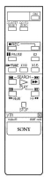 SONY 146372011 Télécommande de remplacement