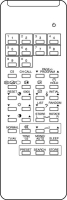 UNIVERSUM RC13 Télécommande de remplacement