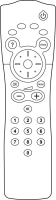 CLASSIC IRC83065 Telecomando sostitutivo