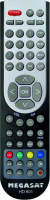 MEGASAT HD601 Telecomando sostitutivo