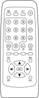 CLASSIC IRC83105 Telecomando sostitutivo