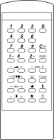 BAIRD RC711 Telecomando sostitutivo