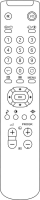 TOSHIBA 21S04B Vervanging afstandsbediening