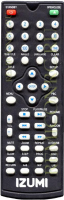 IZUMI RC-0011DVD Vervanging afstandsbediening